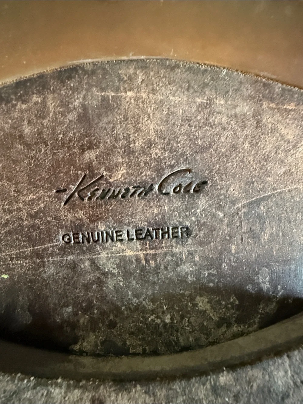 Kenneth Cole Brown Leather Chukka Boots with Lace-Up and Side Zip